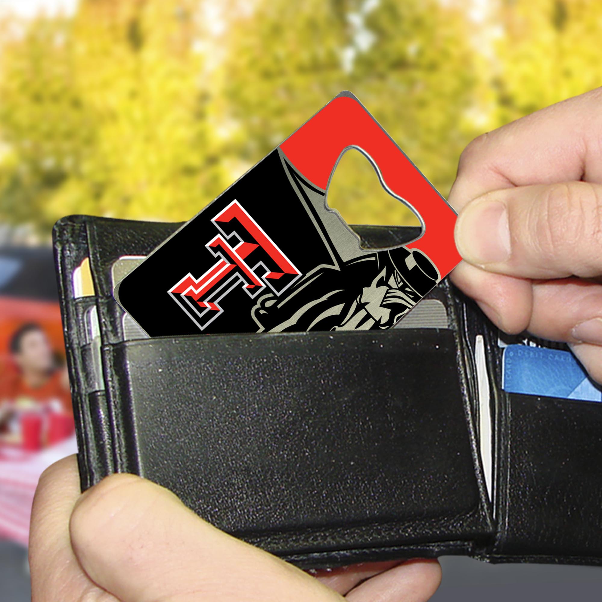 Texas Tech Red Raiders Credit Card Style Bottle Opener - 2” x 3.25