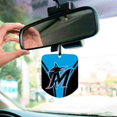 Miami Marlins 2 Pack Air Freshener