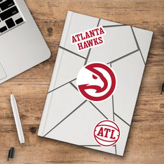 Atlanta Hawks 3 Piece Decal Sticker Set - Atlanta Hawks