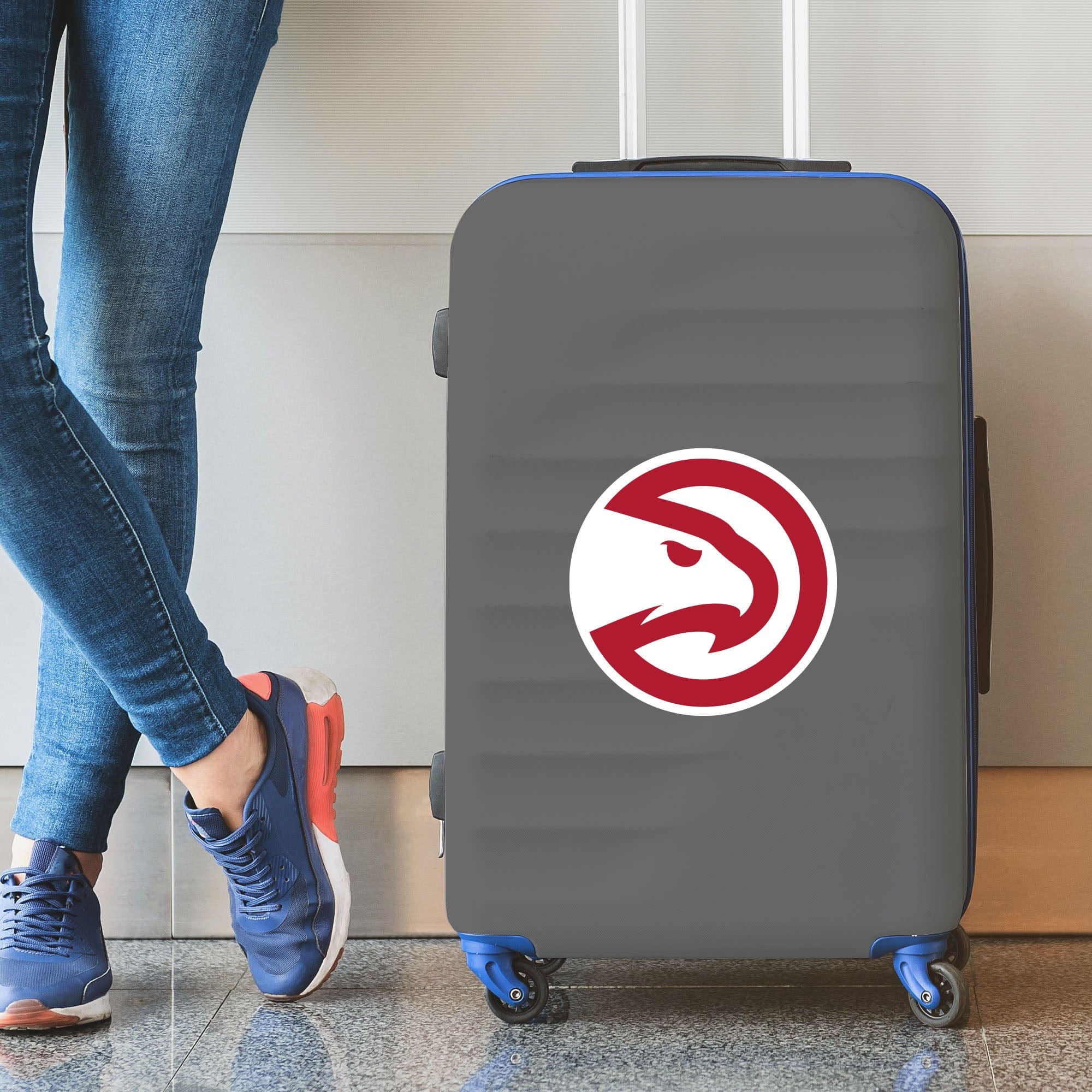 Atlanta Hawks Large Decal Sticker - Atlanta Hawks