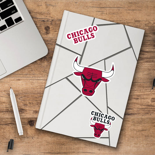 Chicago Bulls 3 Piece Decal Sticker Set - Chicago Bulls