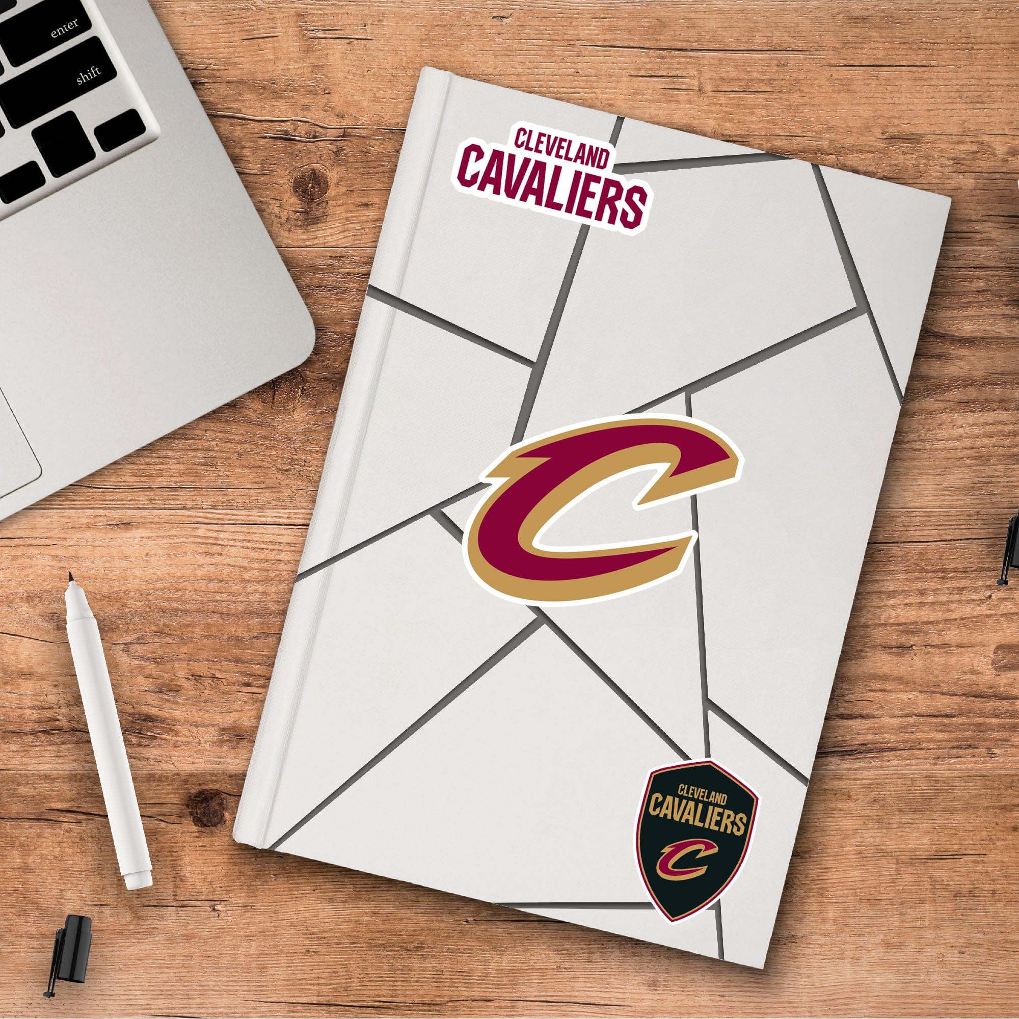 Cleveland Cavaliers 3 Piece Decal Sticker Set - Cleveland Cavaliers