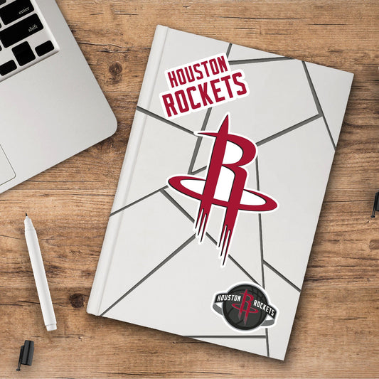 Houston Rockets 3 Piece Decal Sticker Set - Houston Rockets