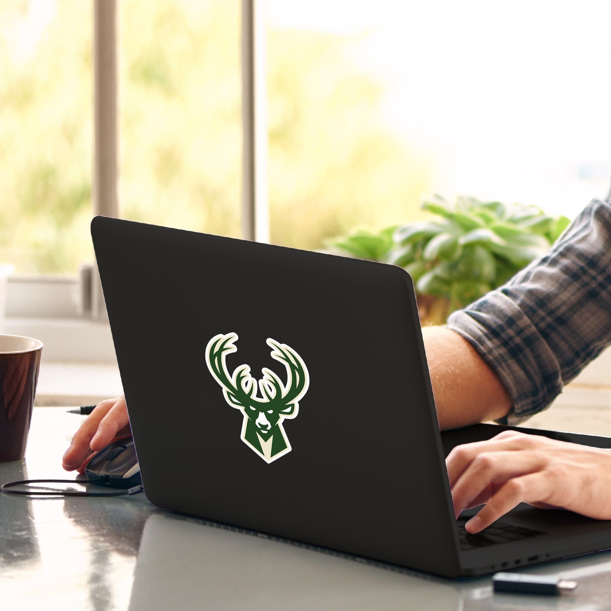 Milwaukee Bucks Matte Decal Sticker