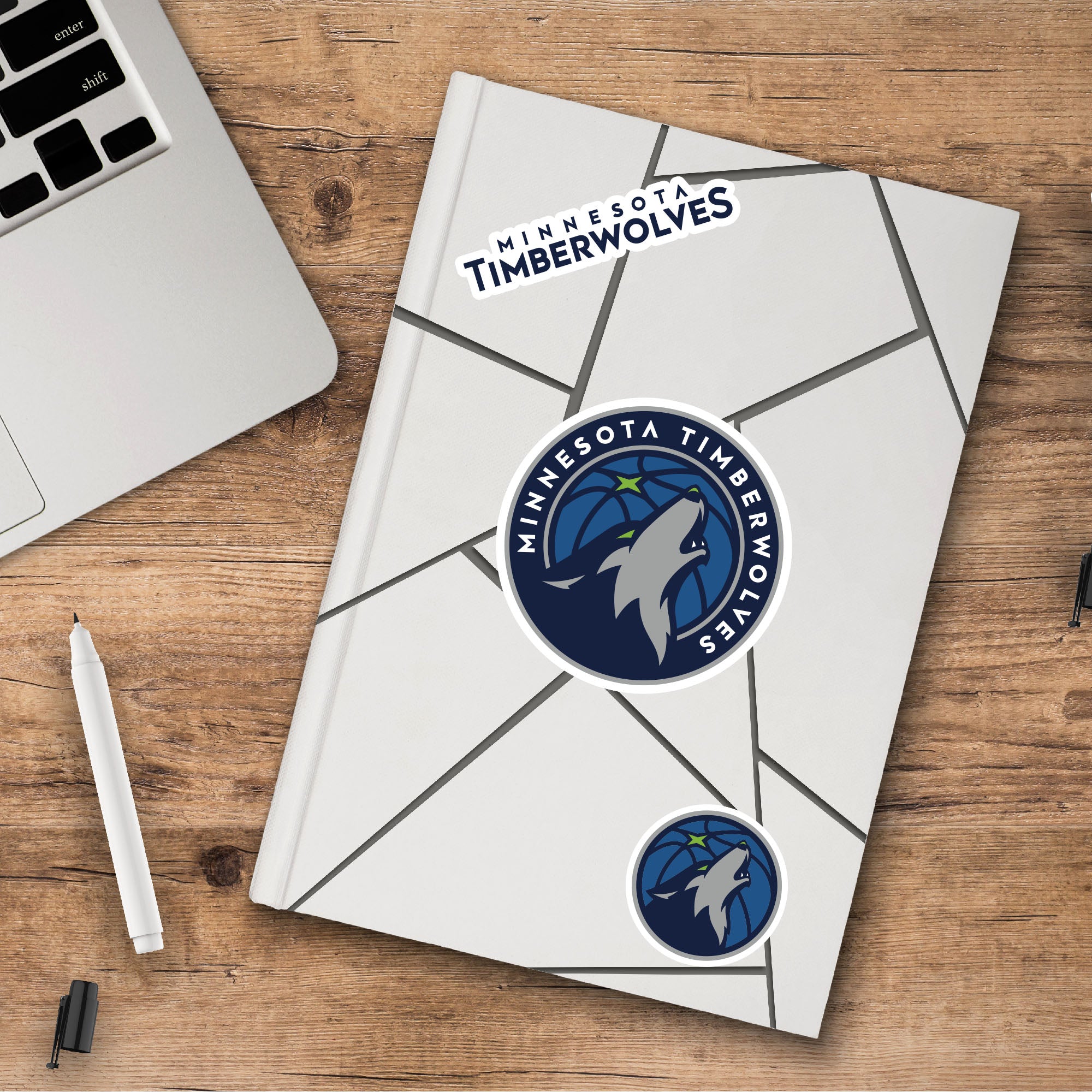 Minnesota Timberwolves 3 Piece Decal Sticker Set