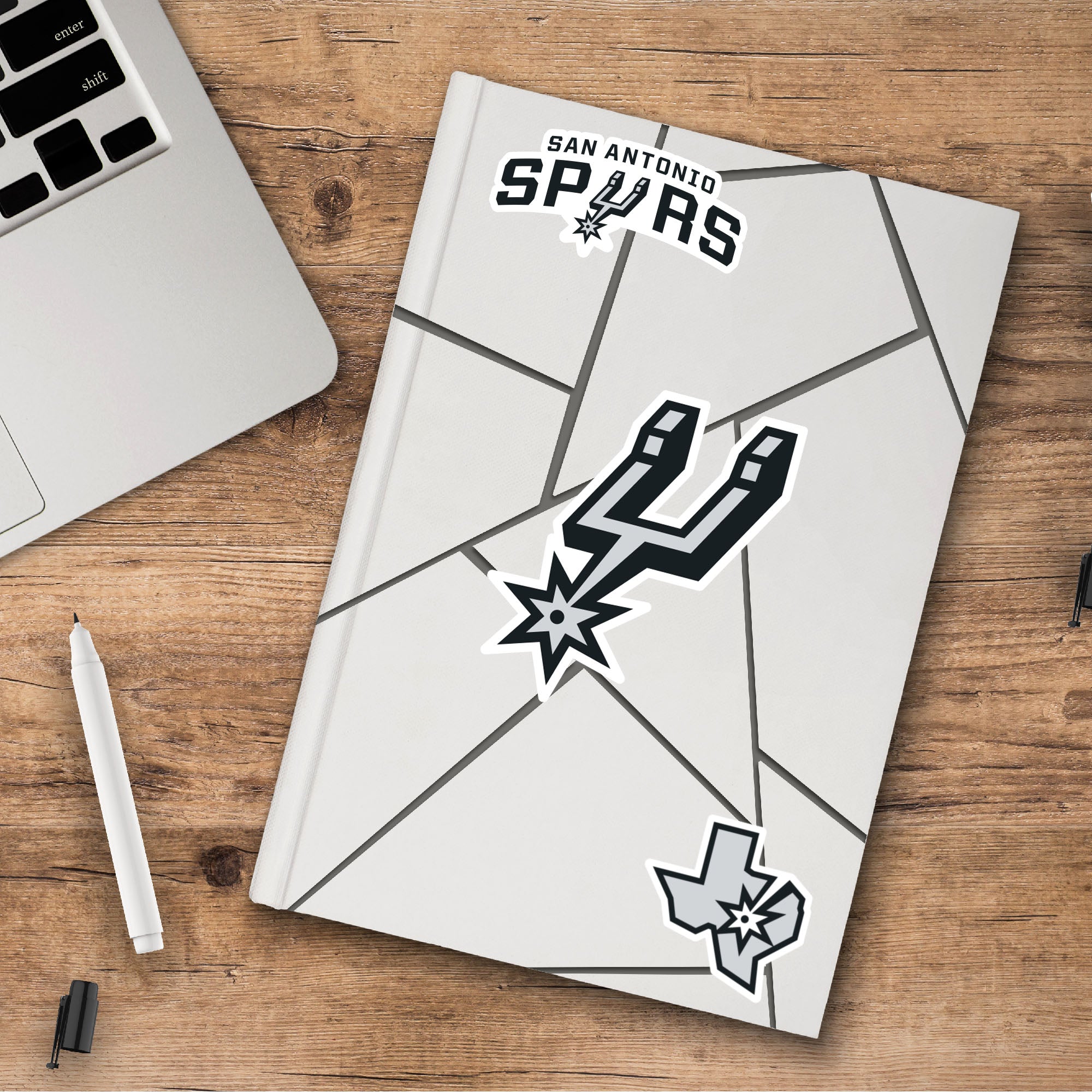 San Antonio Spurs 3 Piece Decal Sticker Set