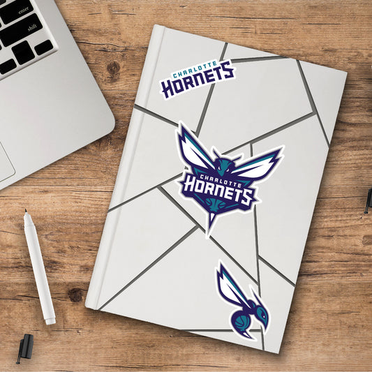 Charlotte Hornets 3 Piece Decal Sticker Set - Charlotte Hornets