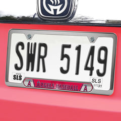 Los Angeles Angels Embossed License Plate Frame, 6.25in x 12.25in