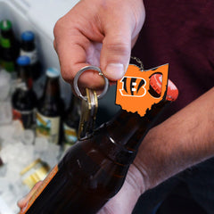 Cincinnati Bengals Keychain Bottle Opener