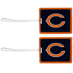 Chicago Bears Vinyl Luggage Tag 2pk