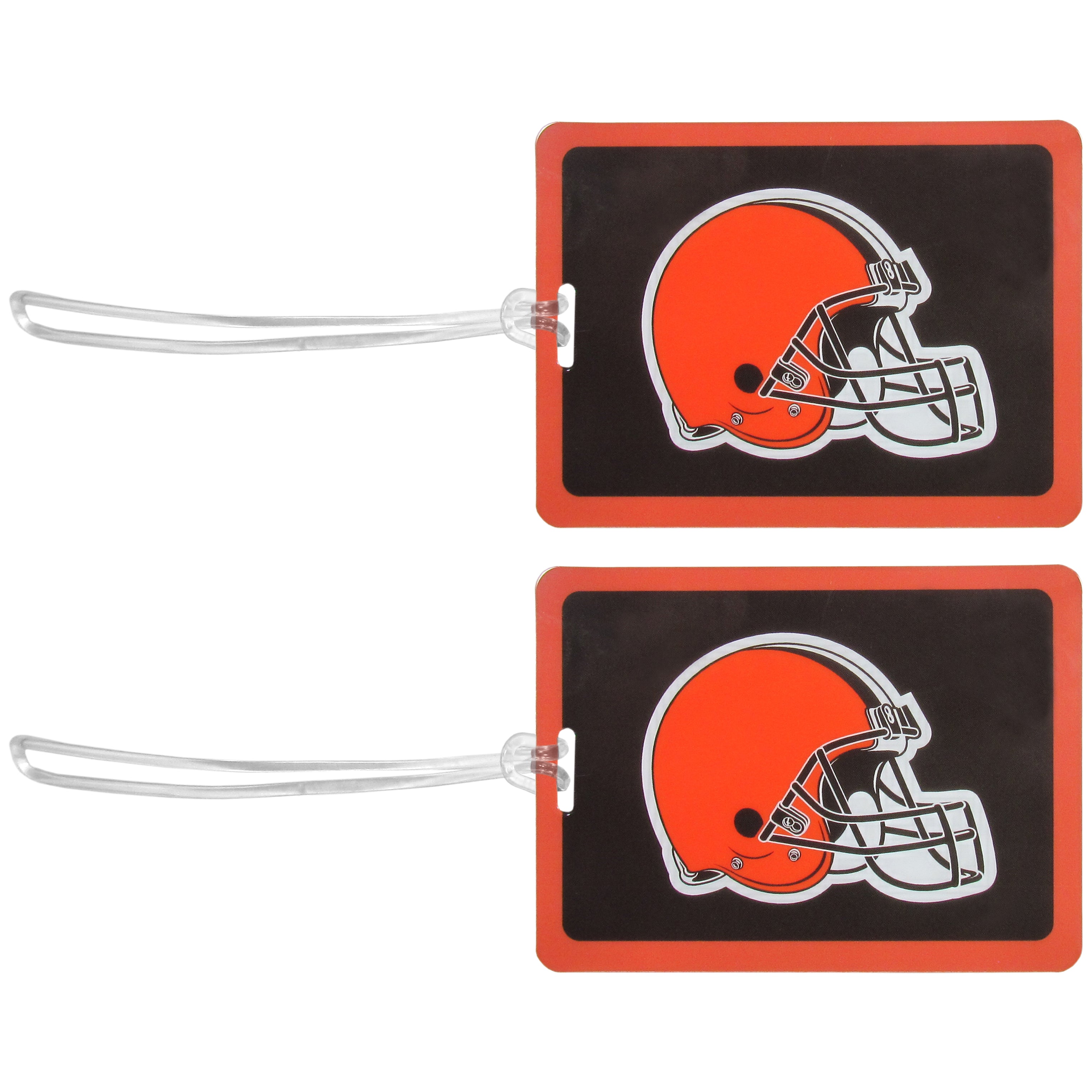 Cleveland Browns Vinyl Luggage Tag 2pk