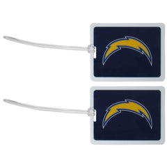 Los Angeles Chargers Vinyl Luggage Tag 2pk