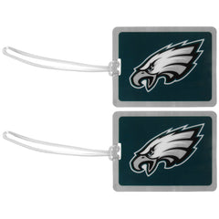 Philadelphia Eagles Vinyl Luggage Tag 2pk