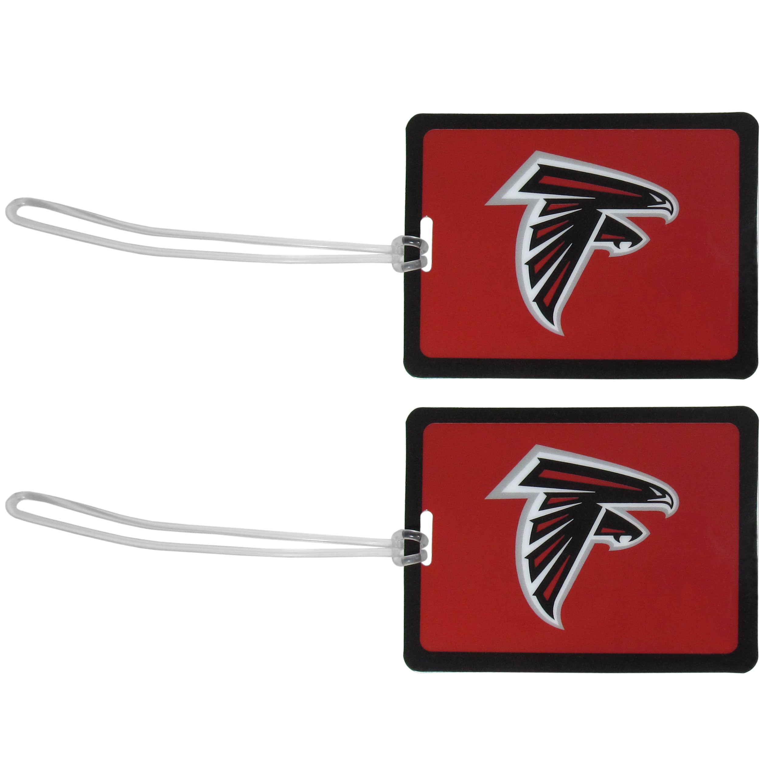 Atlanta Falcons Vinyl Luggage Tag 2pk