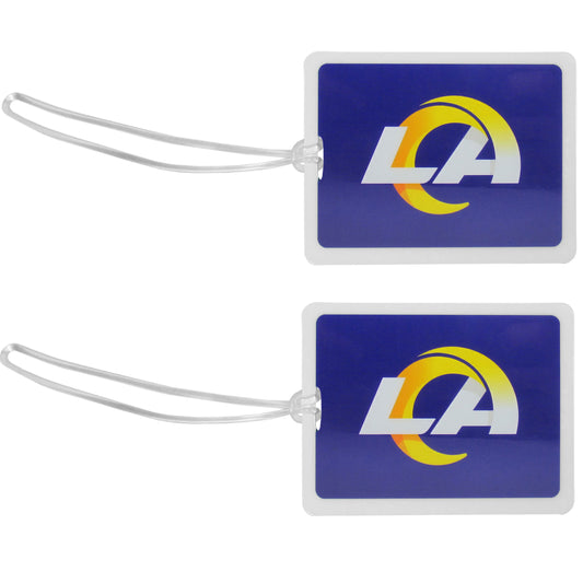 Los Angeles Rams Vinyl Luggage Tag 2pk