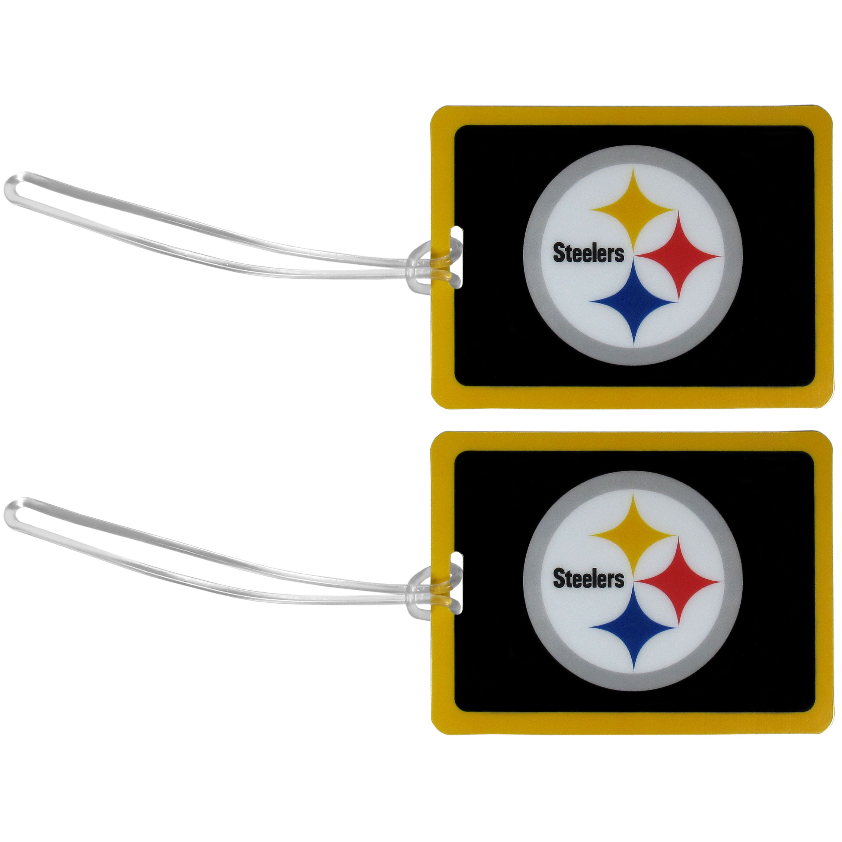 Pittsburgh Steelers Vinyl Luggage Tag 2pk