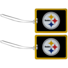 Pittsburgh Steelers Vinyl Luggage Tag 2pk