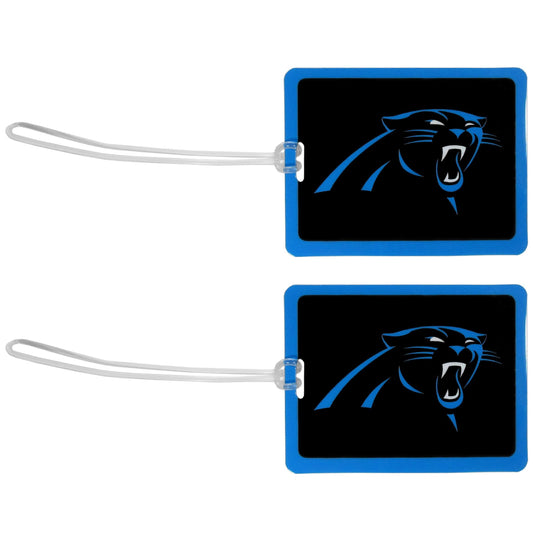 Carolina Panthers Vinyl Luggage Tag 2pk