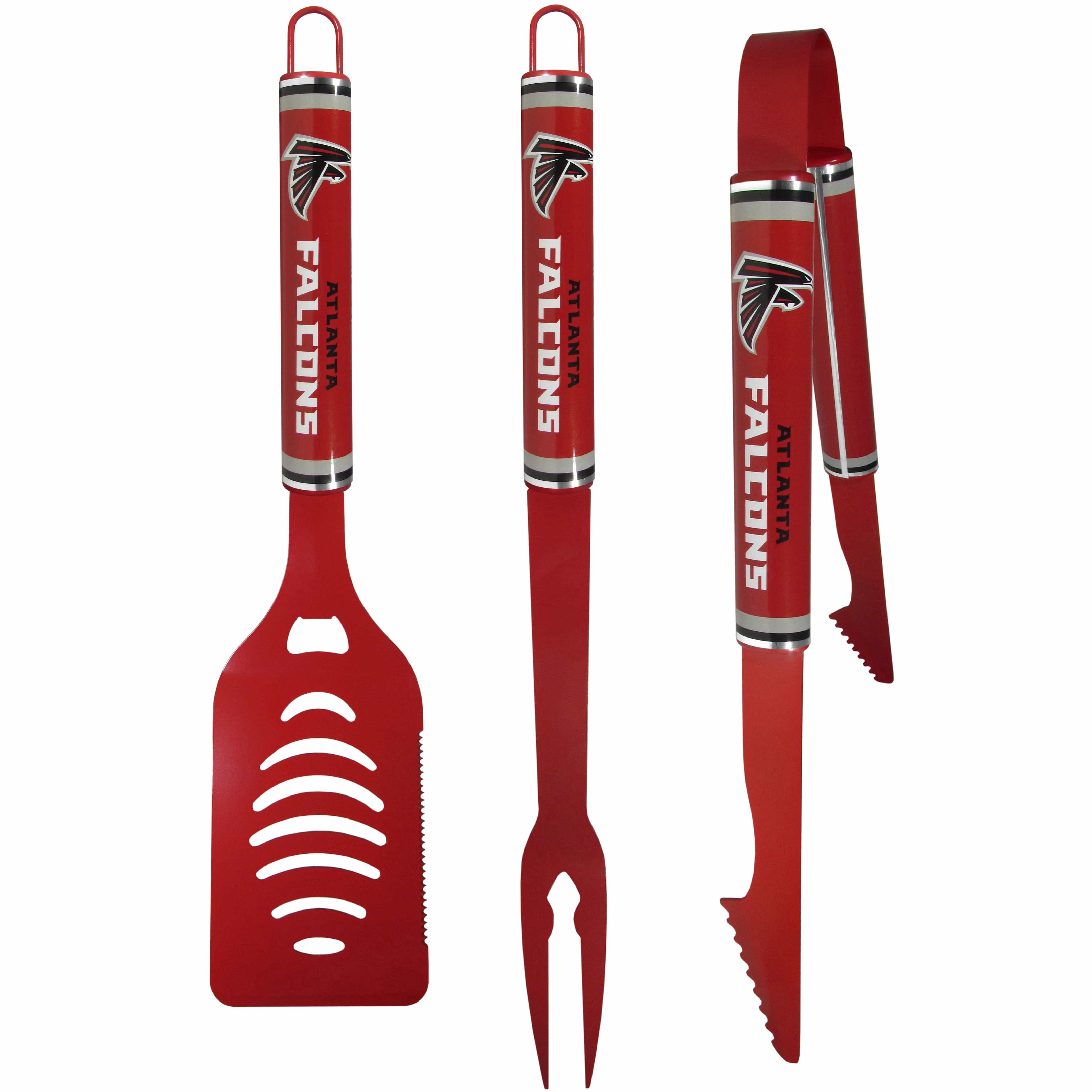 Atlanta Falcons 3 pc Color BBQ Tools