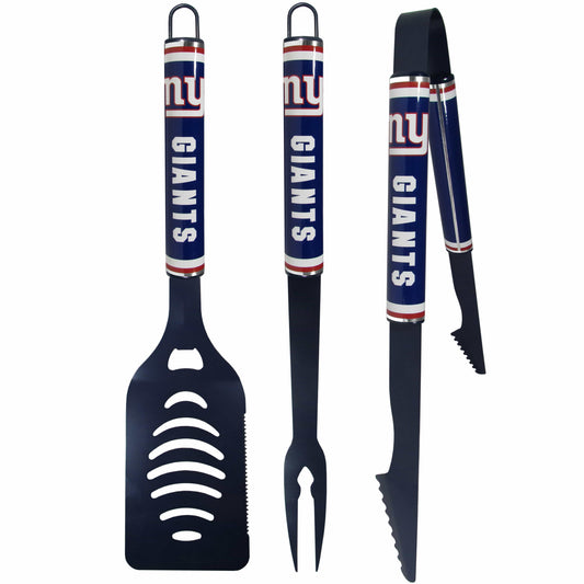 New York Giants 3 pc Color BBQ Tools