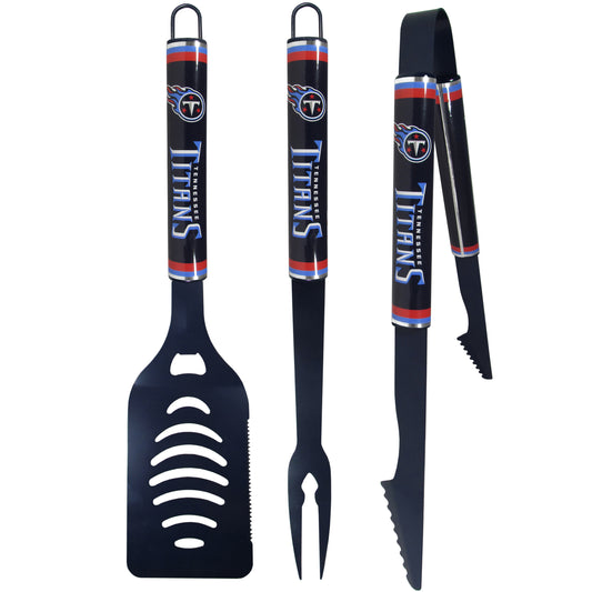 Tennessee Titans 3 pc Color BBQ Tools