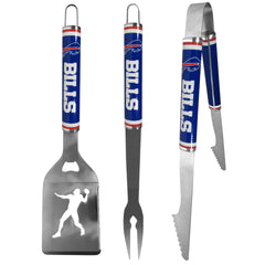 Buffalo Bills 3 pc Steel BBQ Tool Set