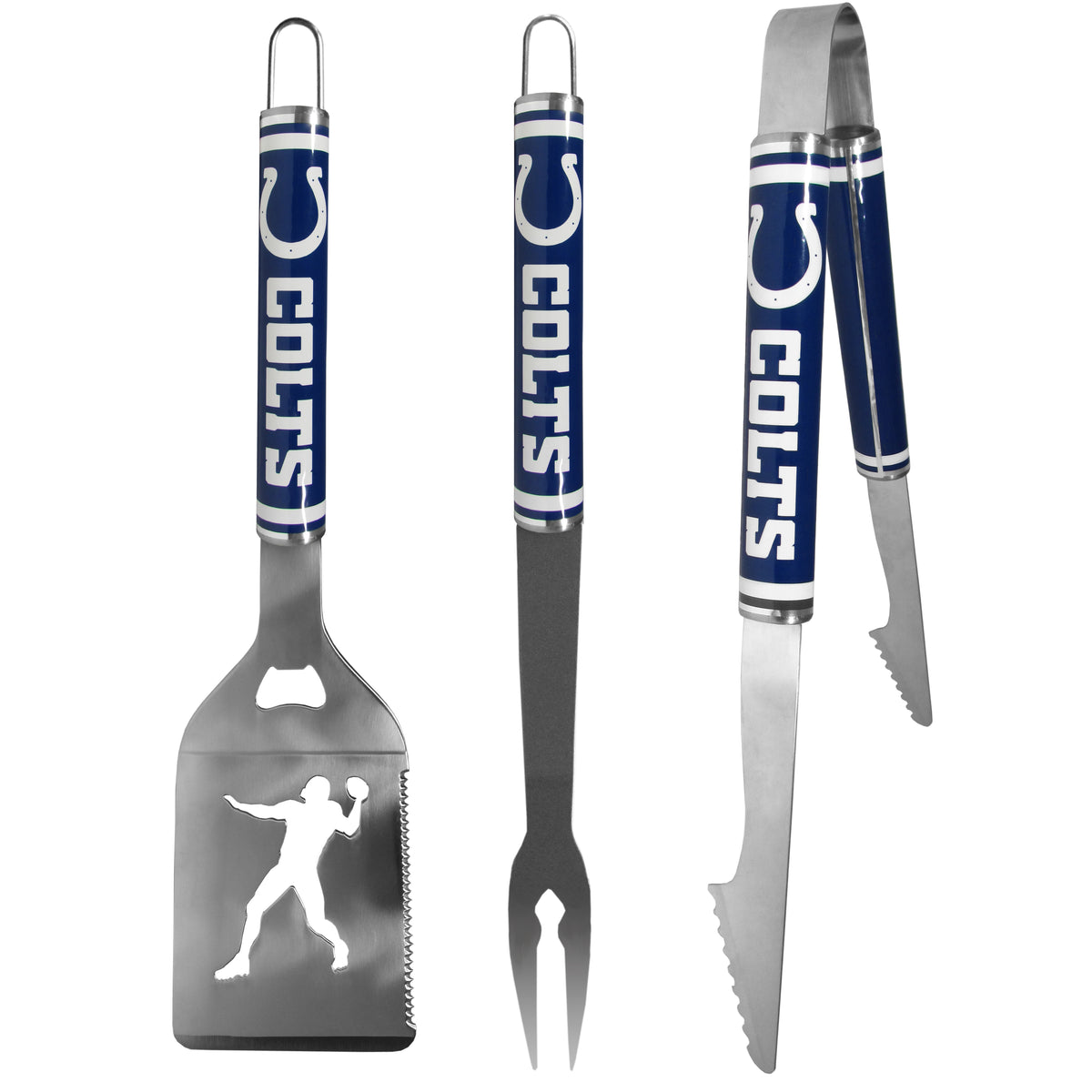 Indianapolis Colts 3 pc Steel BBQ Tool Set