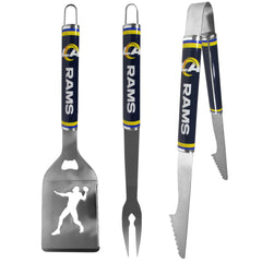 Los Angeles Rams 3 pc Steel BBQ Tool Set