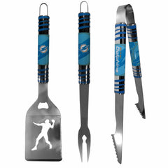 Miami Dolphins 3 pc Tailgater BBQ Tools - Miami Dolphins