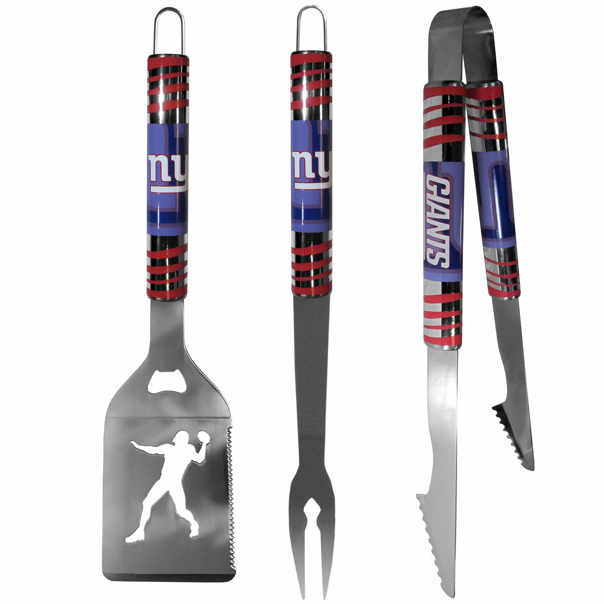 New York Giants 3 pc Tailgater BBQ Tools