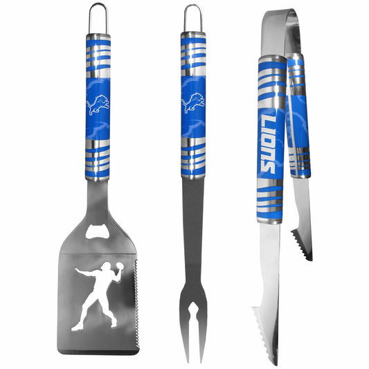 Detroit Lions 3 pc Tailgater BBQ Tools