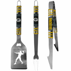 Green Bay Packers 3 pc Tailgater BBQ Tools