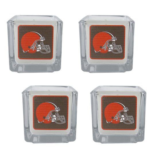 Velas perfumadas de los Cleveland Browns, paquete de 4