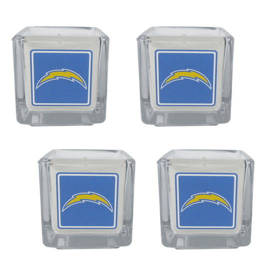 Velas perfumadas de Los Angeles Chargers, paquete de 4