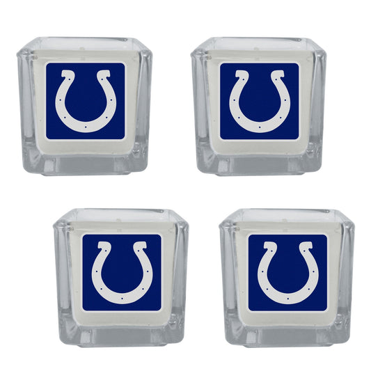 Velas perfumadas de los Indianapolis Colts, paquete de 4