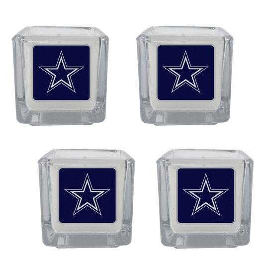 Velas perfumadas de los Dallas Cowboys, paquete de 4