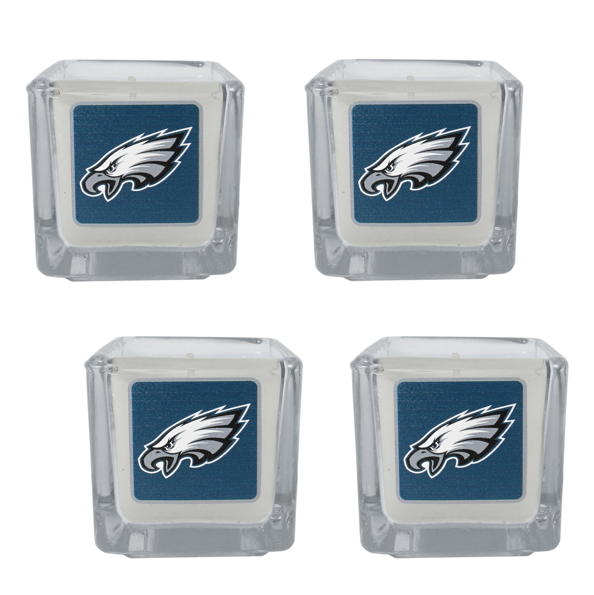 Velas perfumadas de los Philadelphia Eagles, paquete de 4