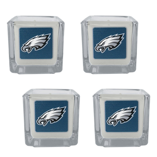 Velas perfumadas de los Philadelphia Eagles, paquete de 4