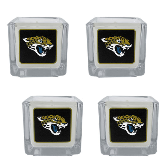 Velas perfumadas de los Jacksonville Jaguars, paquete de 4