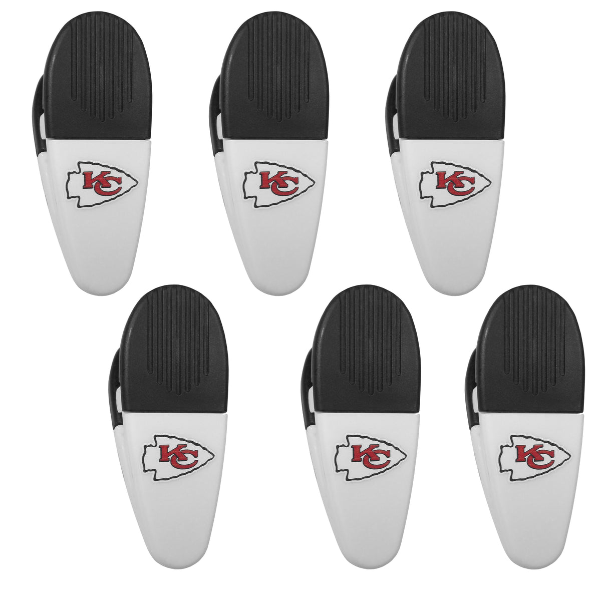 Kansas City Chiefs Chip Clip Magnets, 6pk