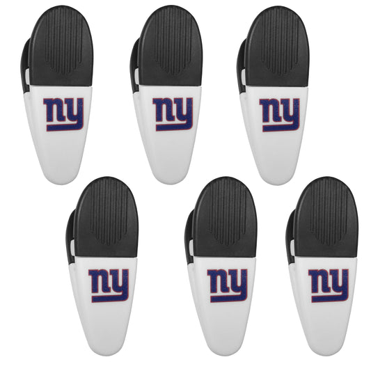 New York Giants Chip Clip Magnets, 6pk - Siskiyou Buckle