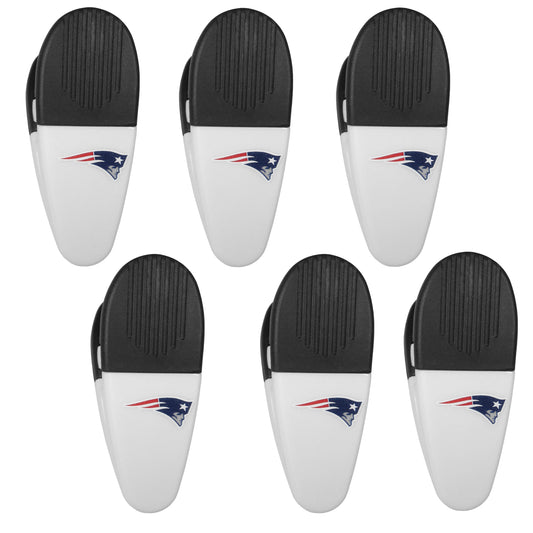 New England Patriots Chip Clip Magnets, 6pk - Siskiyou Buckle