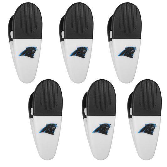 Carolina Panthers Chip Clip Magnets, 6pk - Siskiyou Buckle