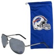 Buffalo Bills Aviator Sunglasses and Bag Set - Siskiyou Buckle