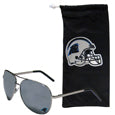 Carolina Panthers Aviator Sunglasses and Bag Set - Siskiyou Buckle