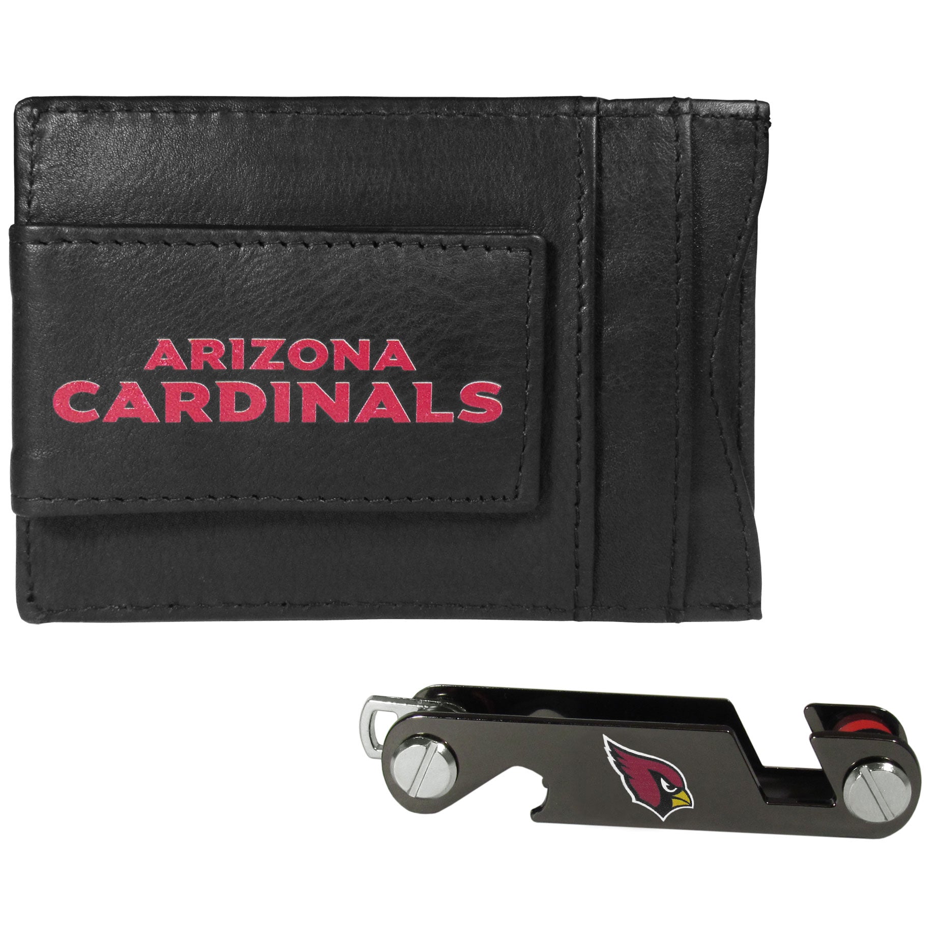 Arizona Cardinals Leather Cash & Cardholder & Key Organizer