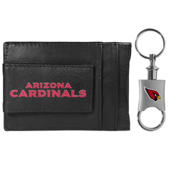 Arizona Cardinals Leather Cash & Cardholder & Valet Key Chain