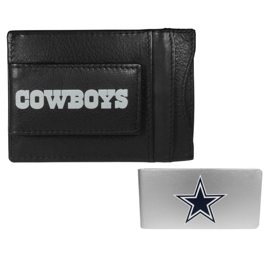 Dallas Cowboys Leather Cash & Cardholder & Money Clip