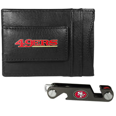 San Francisco 49ers Leather Cash & Cardholder & Key Organizer