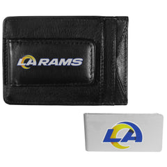 Los Angeles Rams Leather Cash & Cardholder & Money Clip